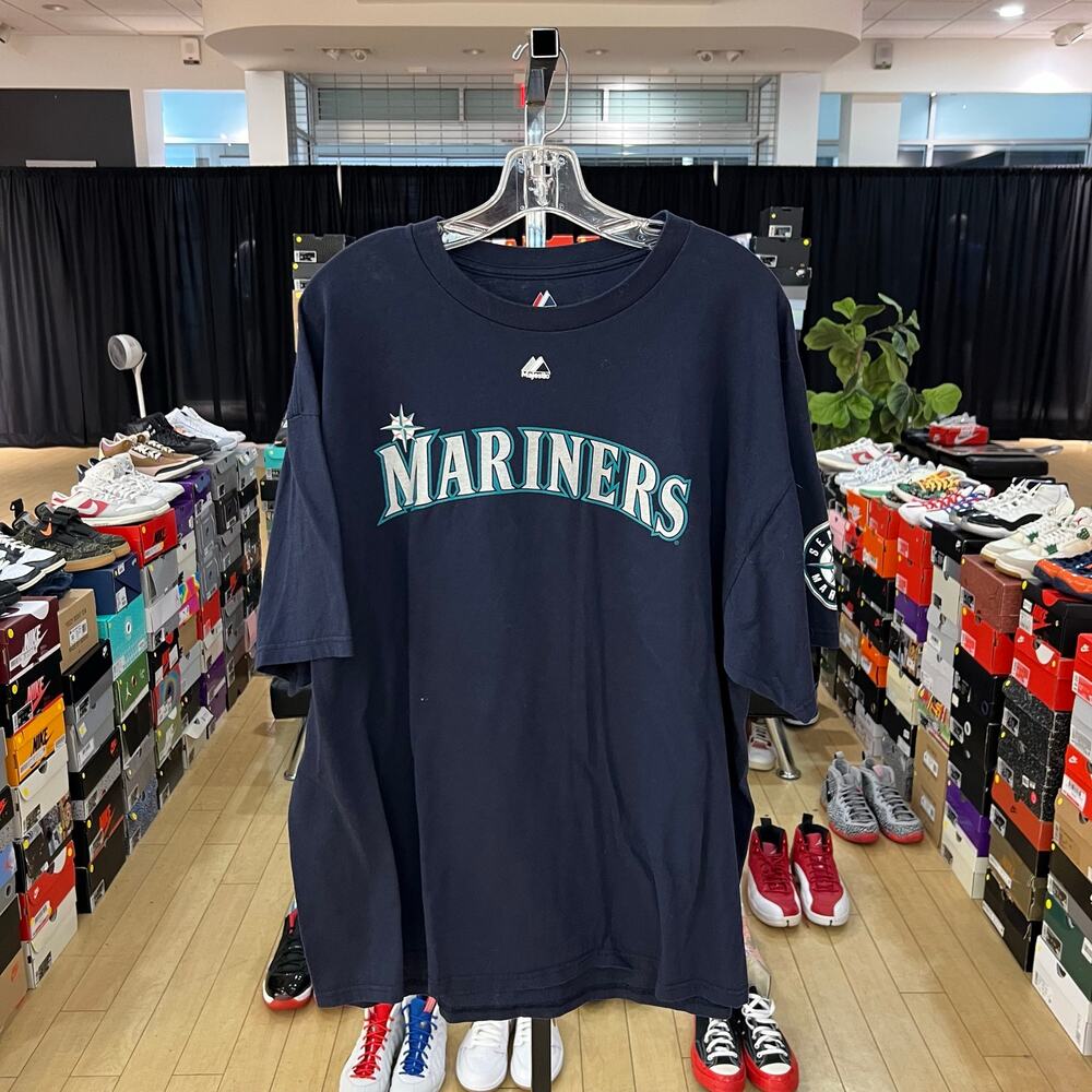 Majestic MLB Seattle Mariners Ken Griffey Jr. 24 T-Shirt Sz 2XL